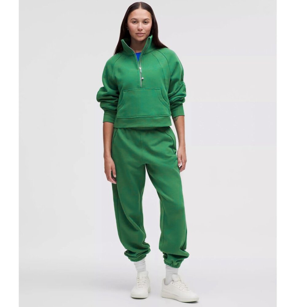 Lululemon Scuba Oversized Funnel Neck XS/S Green